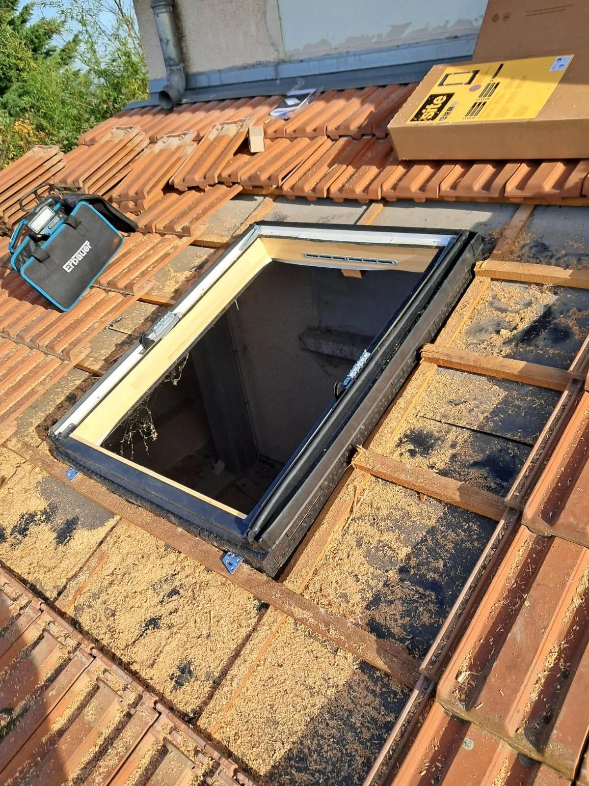 Pose de Velux